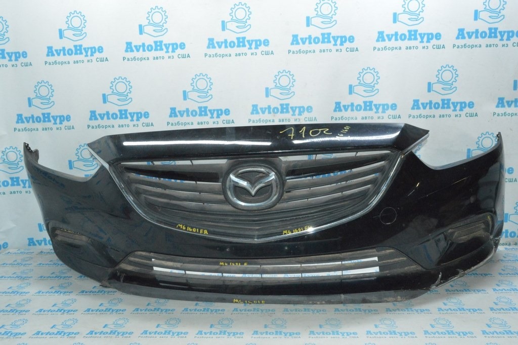 Накладка решетки радиатора верхняя Mazda6 13-17
