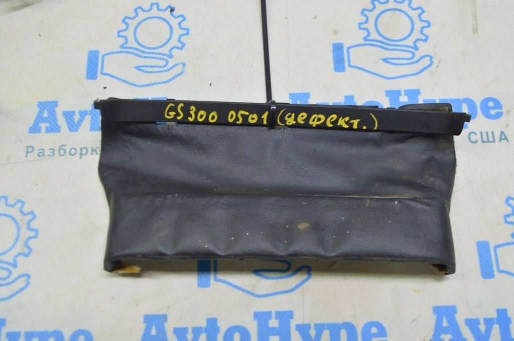 Накладка рулевой колонки Lexus GS300 GS350 GS430 GS450h 06-11 черн, верх кожа (01) дефект