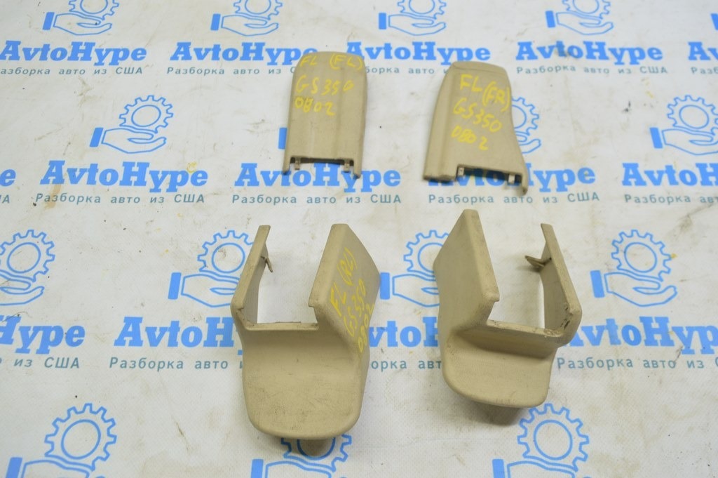Накладка салазок водительского сиденья передняя прав Lexus GS300 GS350 GS430 GS450h 06-11 беж