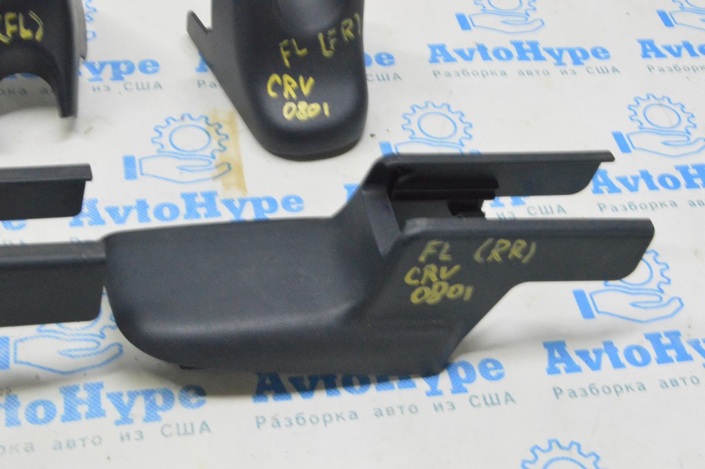 Накладка салазок водительского сиденья задняя правая Honda CRV 07-11 черн