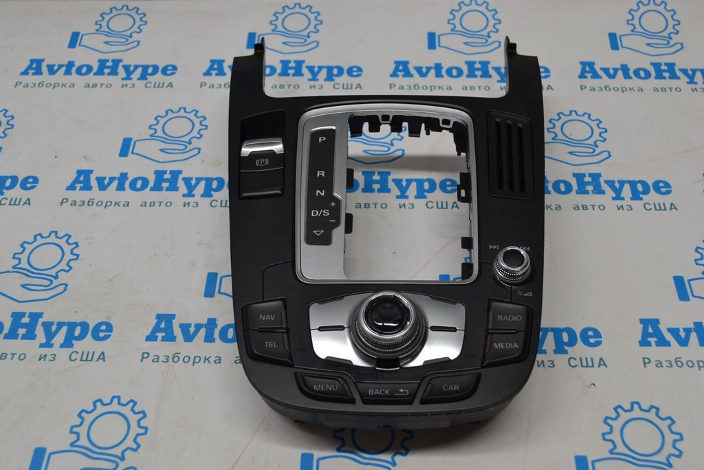 Накладка шифтера Audi Q5 8R 09-17 с управлением мультимедией, тип 2 (02)
