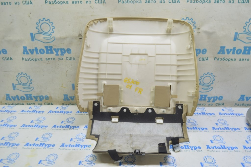 Накладка спинки пассажирского сиденья Lexus GS300 GS350 GS430 GS450h 06-07 беж — фото 2