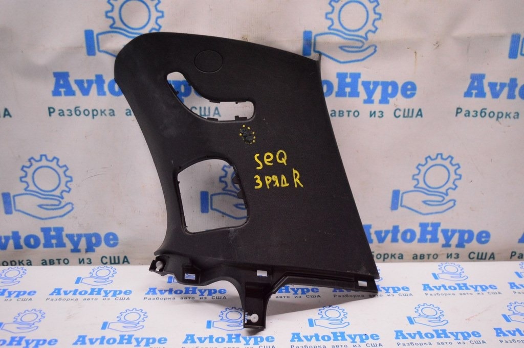 Накладка стойки 3 ряда правая Toyota Sequoia 2008-2022 (01) нет заглушки,запилена
