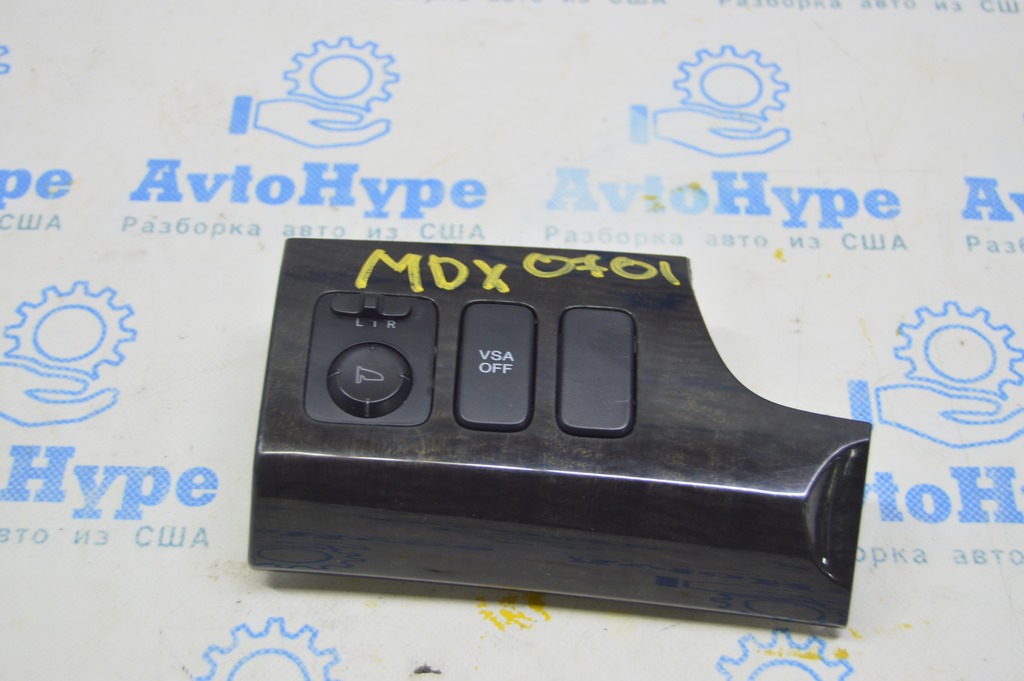 Накладка торпедо левая Acura MDX 07-09 под дерево