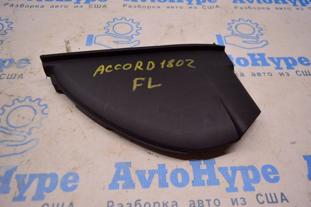 Накладка торпеды боковая левая Honda Accord 18- черн