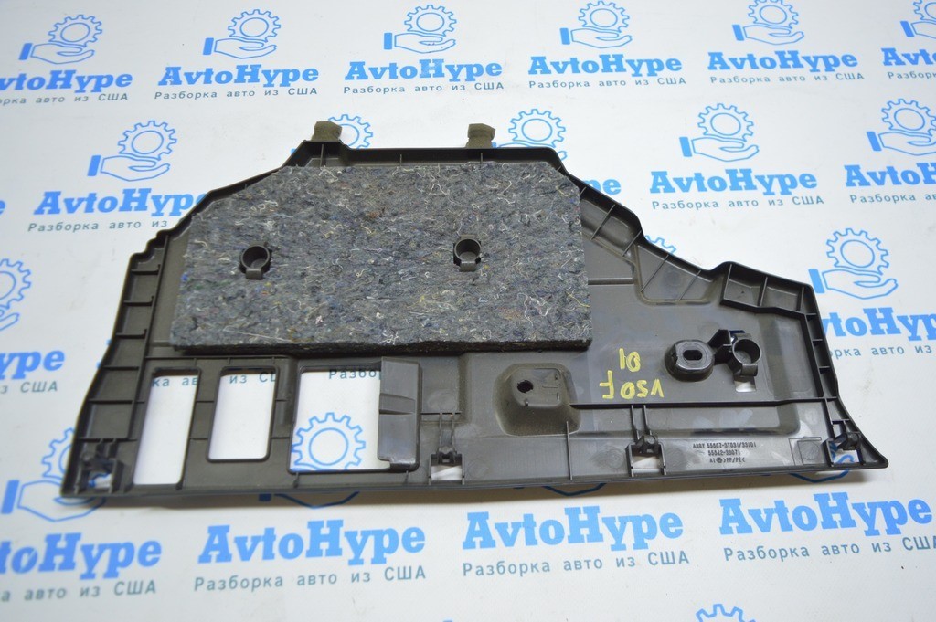 Накладка торпеды низ Toyota Camry v50 12-14 usa\euro черн — фото 2