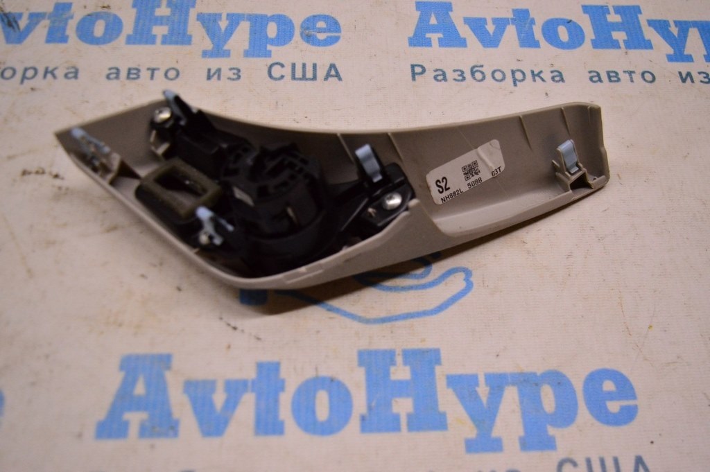 Накладка торпеды под кнопку start/stop Honda Accord 18- серая — фото 2