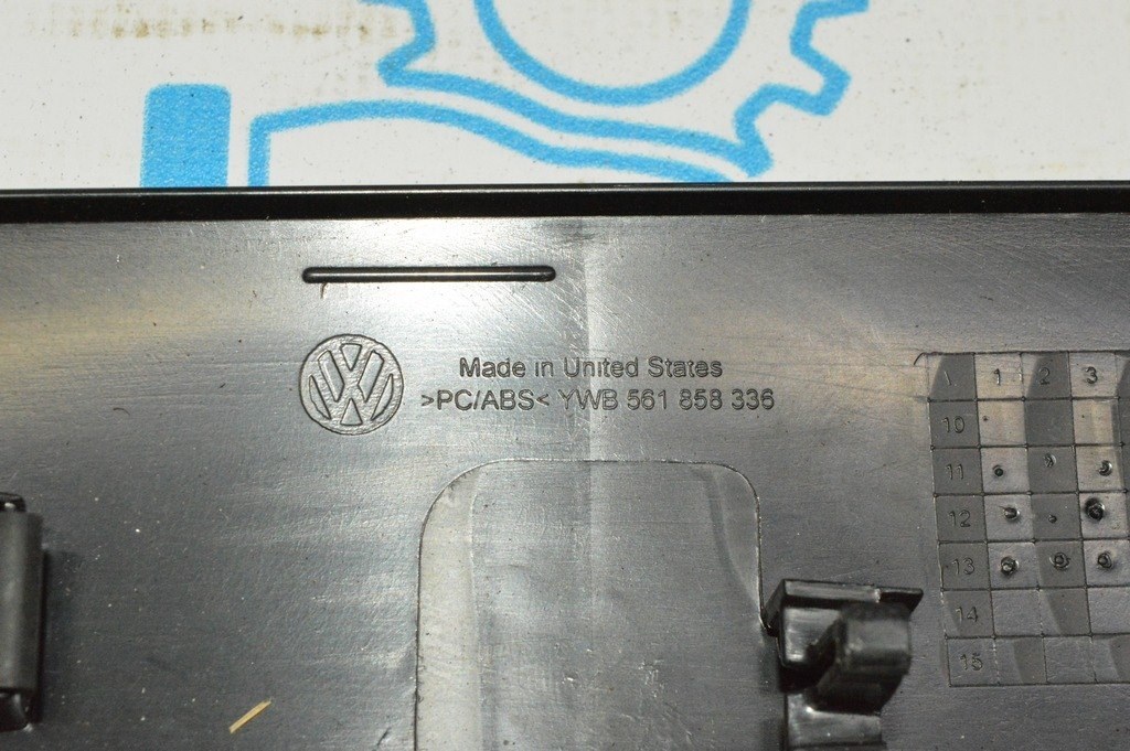 Накладка торпеды серебро VW Passat b7 USA (05) — фото 3