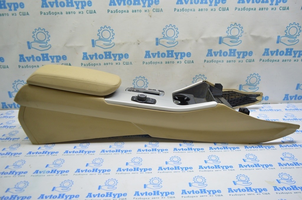 Накладка центральной консоли BMW X3 F25 11-17 (02) серая
