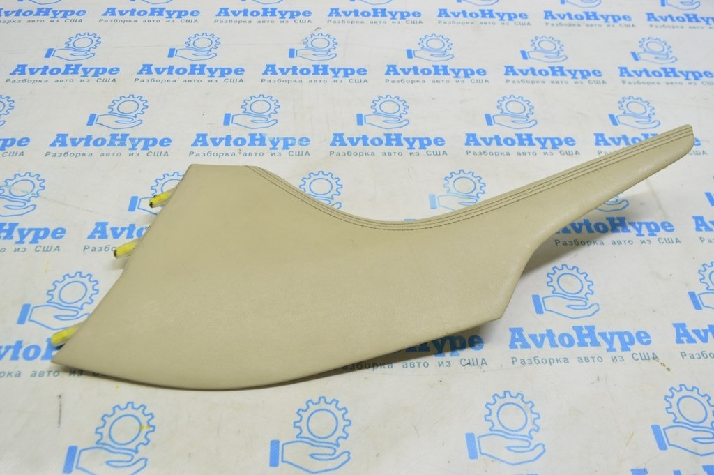 Накладка центральной консоли левая Lexus GS300 GS350 GS430 GS450h 06-09 кожа бежевая