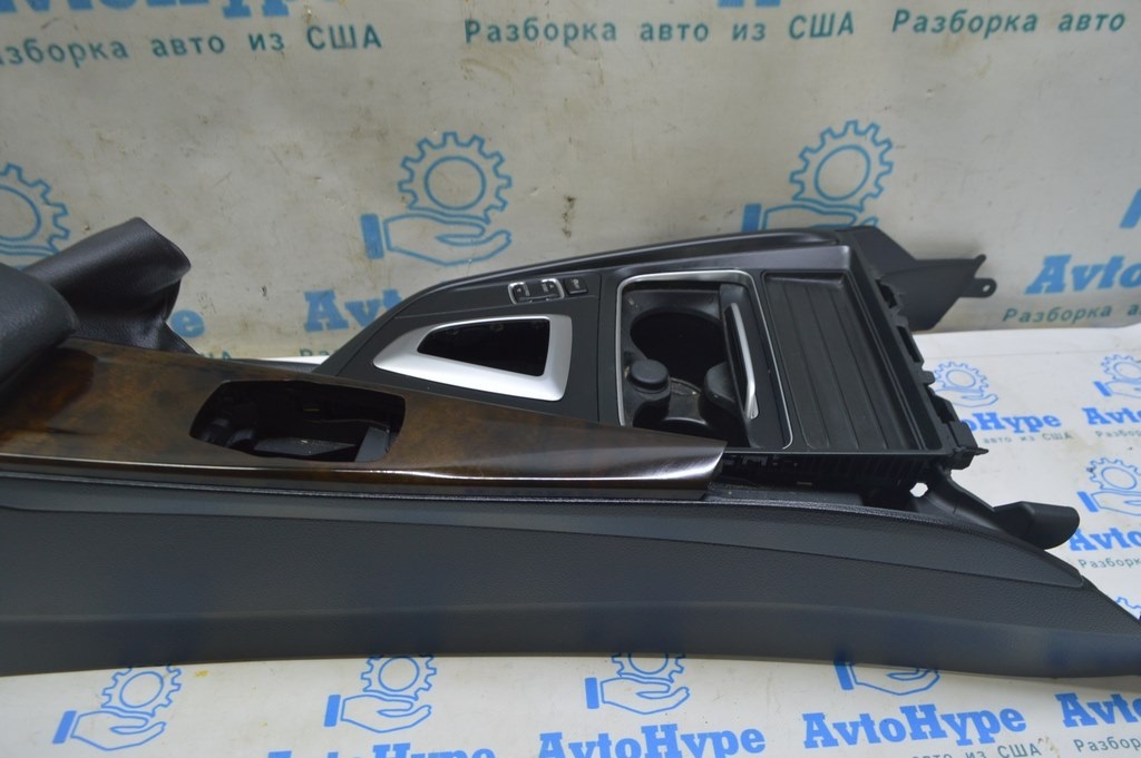 Накладка центральной консоли под джойстик мультимедии BMW 3 F30 12-19 черн (02)