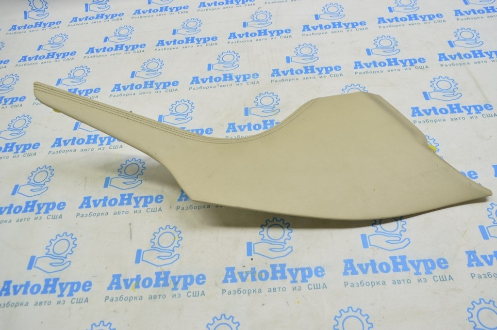 Накладка центральной консоли правая Lexus GS300 GS350 GS430 GS450h 06-09 кожа беж (01) треснут