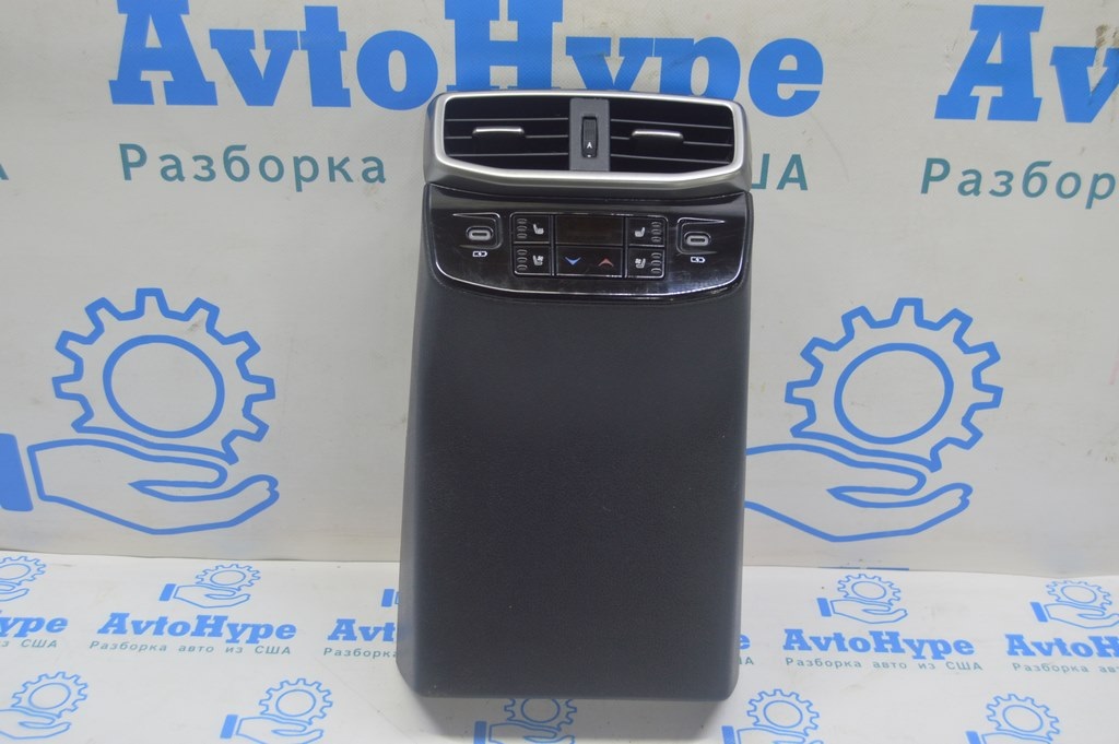 Накладка центральной консоли задняя Lexus RX 350/350h/500 черн, с дефлектором