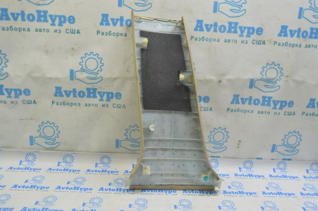Накладка центральной стойки нижн прав Lexus GS300 GS350 GS430 GS450h 06-07 кожа беж(01) потёрт — фото 3