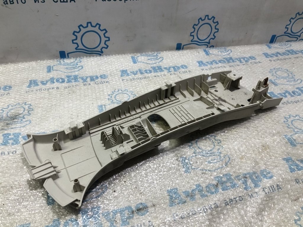 Накладка центральной стойки верхняя ремень левая Ford C-max MK2 13-18 серая — фото 2