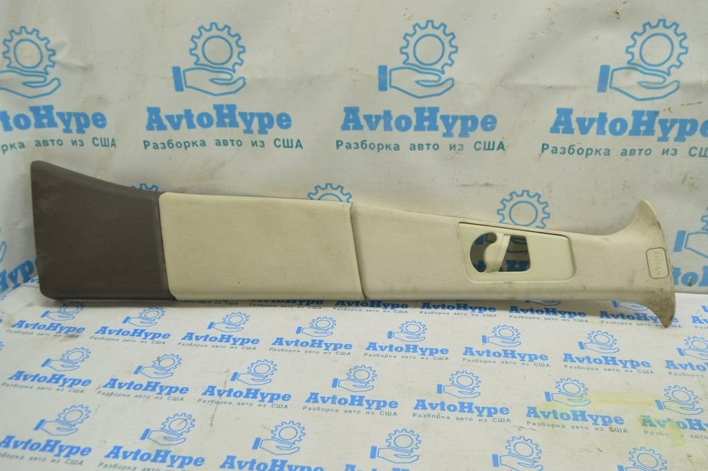 Накладка центральной стойки верхняя (ремень) правая Range Rover VOG L322 02-12 беж