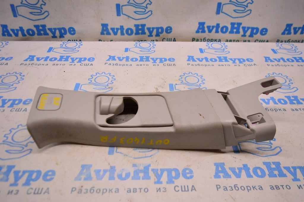 Накладка центральной стойки верхняя (ремень) правая Subaru Outback 15-19 серая