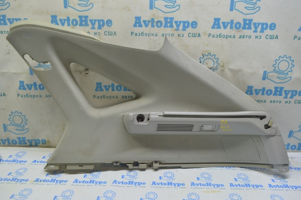 Накладка задней панели верхняя правая Lexus RX300 RX330 RX350 RX400h 04-09 серая