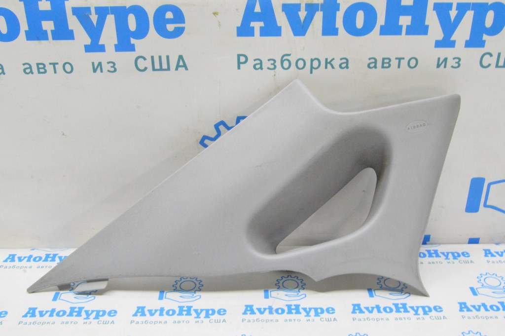 Накладка задней стойки левая Hyundai Sonata 11-15 серая (02) царапины
