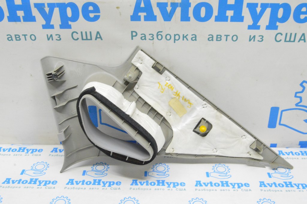 Накладка задней стойки левая Hyundai Sonata 11-15 серая (02) царапины — фото 3