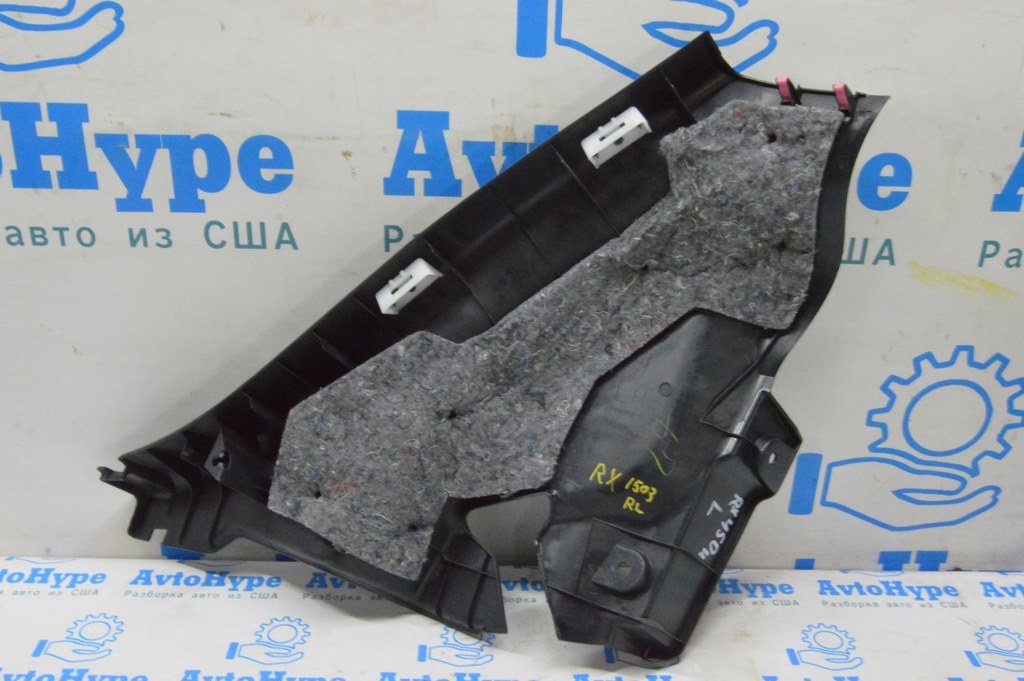 Накладка задней стойки низ левая Lexus RX350 RX450h 10-15 черн — фото 2