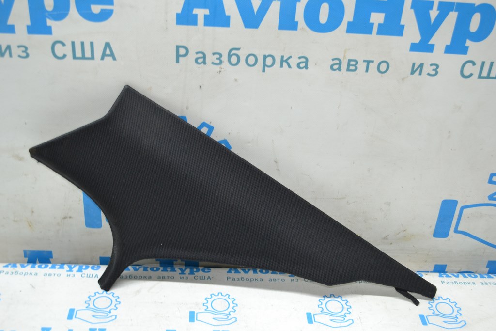 Накладка задней стойки правая BMW 3 F30 12-19 черная (03)