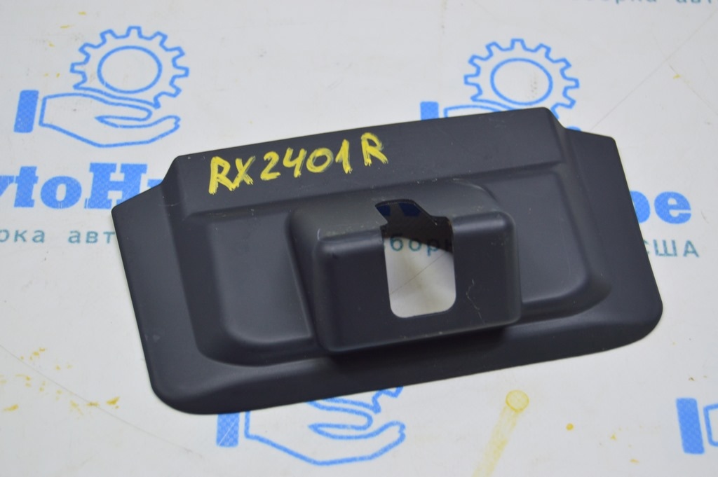 Накладка замка двери багажника Lexus RX 350/350h/500h 23- черн