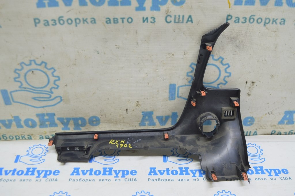Накладки передней панели правая Lexus RX350 RX450h 16-19 под start/stop черная — фото 3