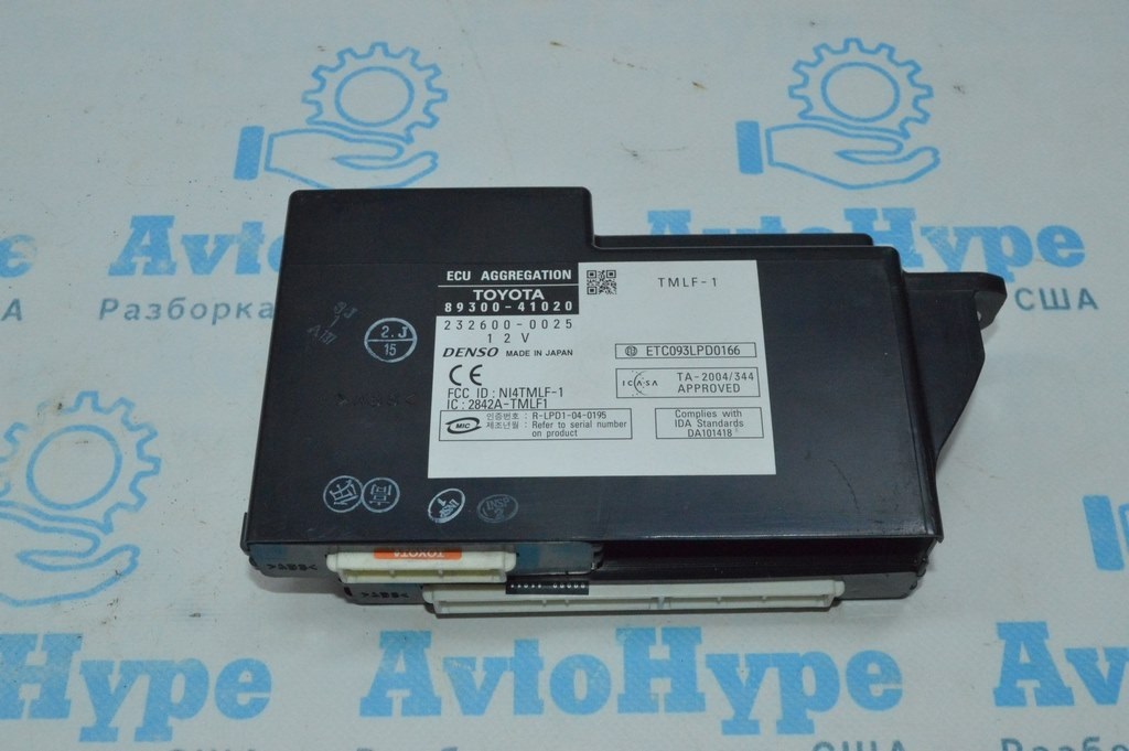Network Gateway Control Unit Module Toyota Avalon 05-12 (01) 89300-41020 — фото 3