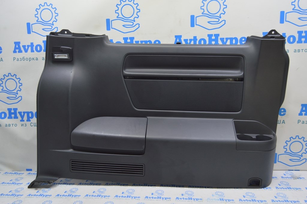Обшивка арки левая VW Multivan T5 09-15 черн, под электро дверь, вставка дерево (01) царапина