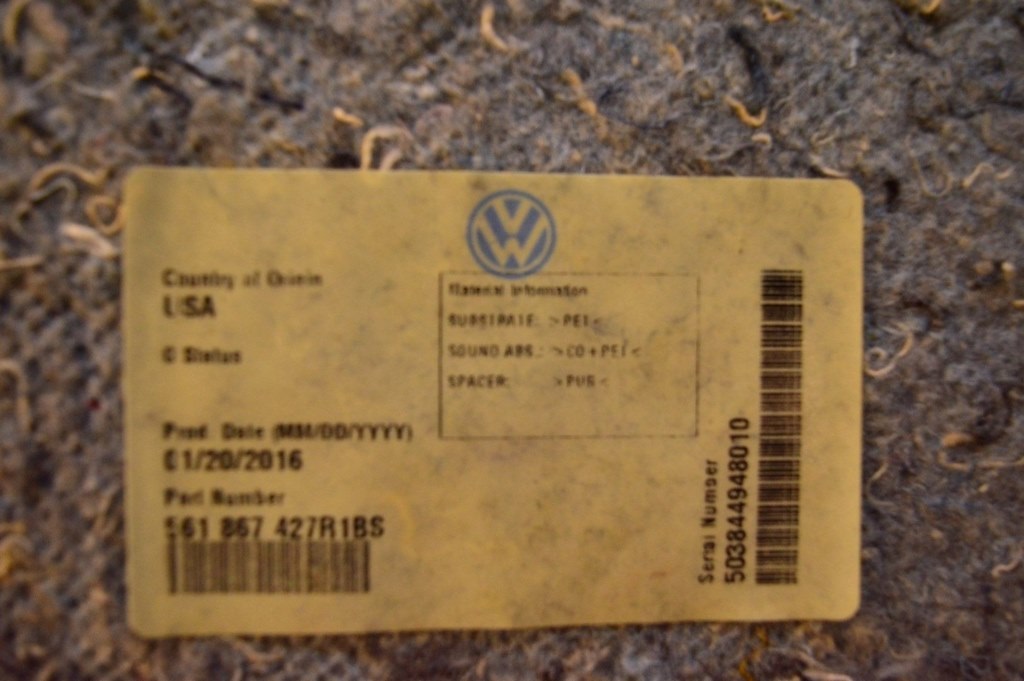 Обшивка арки левая VW Passat b8 USA — фото 3