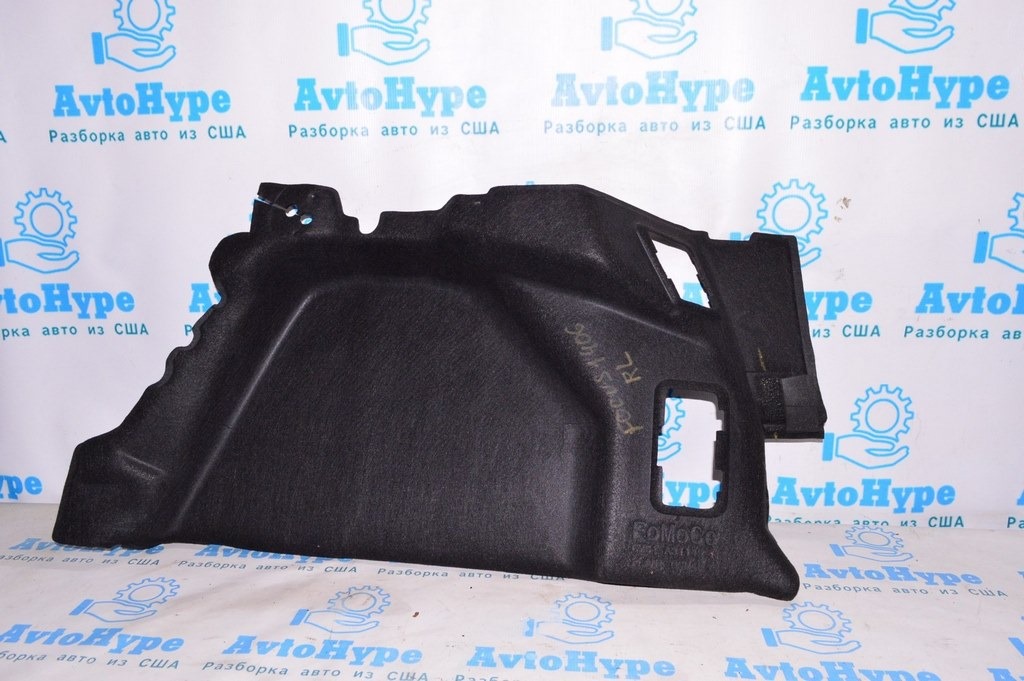 Обшивка арки правая Ford Focus mk3 11-18 5d без сабвуфера черн