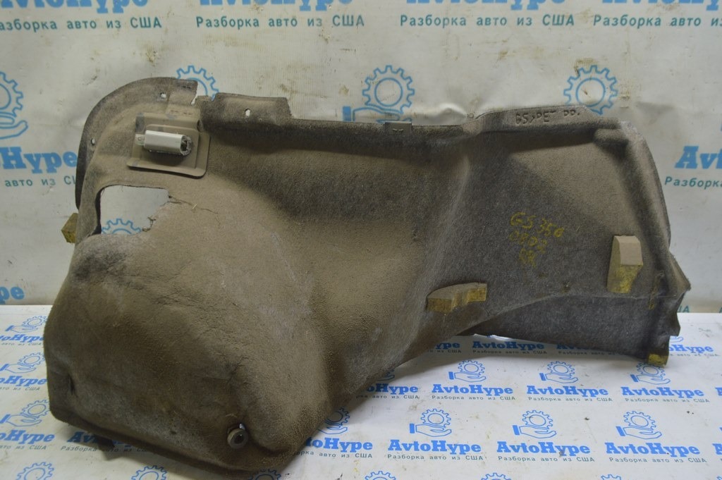 Обшивка арки правая Lexus GS300 GS350 GS430 06-11 черн (02) надрыв — фото 2