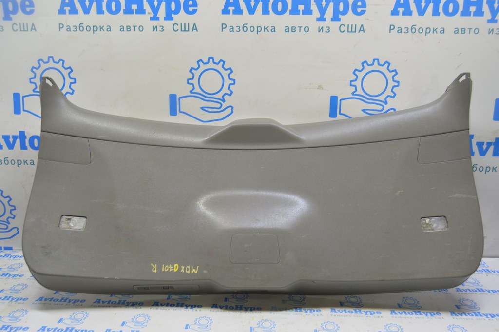 Обшивка двери багажника нижняя Acura MDX 07-13 серая (01) потерта