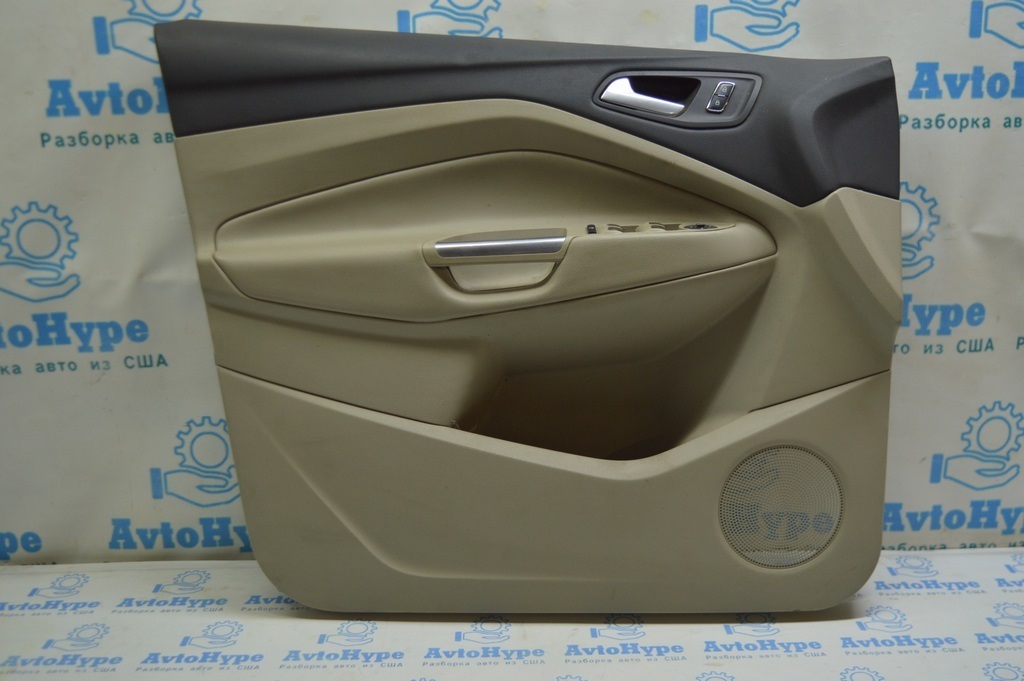 Обшивка двери (карточка) перед лев Ford Escape MK3 13- беж (10)