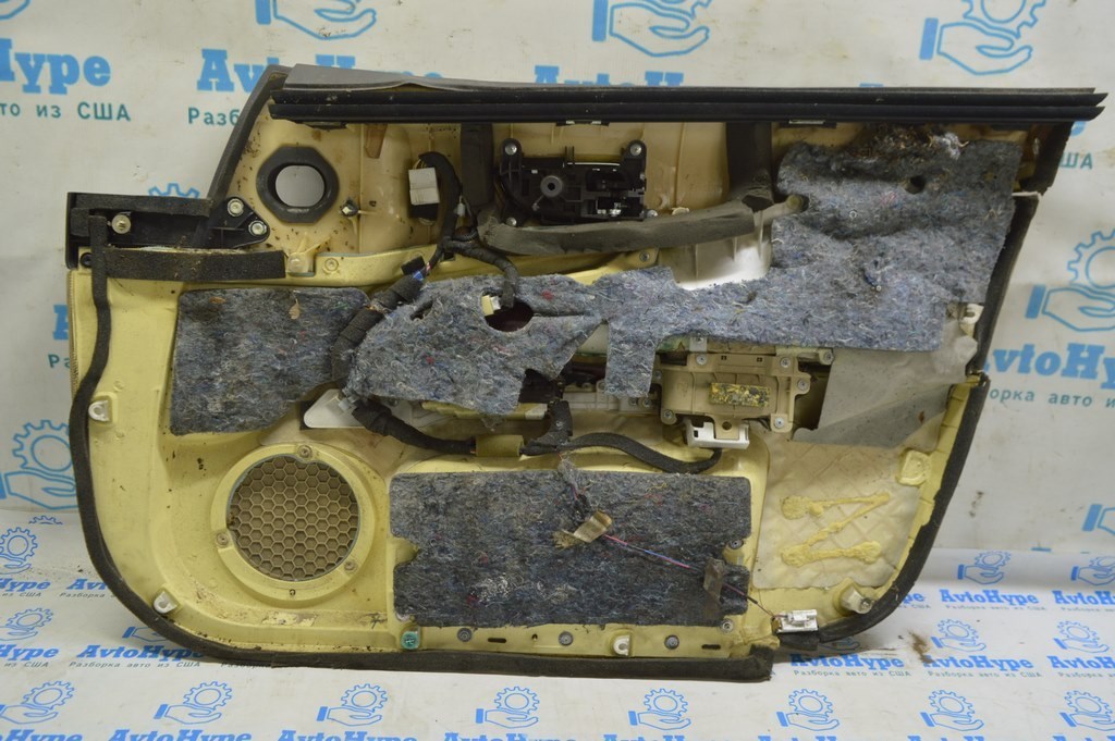 Обшивка двери карточка перед лев Lexus GS300 GS350 GS430 GS450h 06-07 коричн с беж (01) порван — фото 4