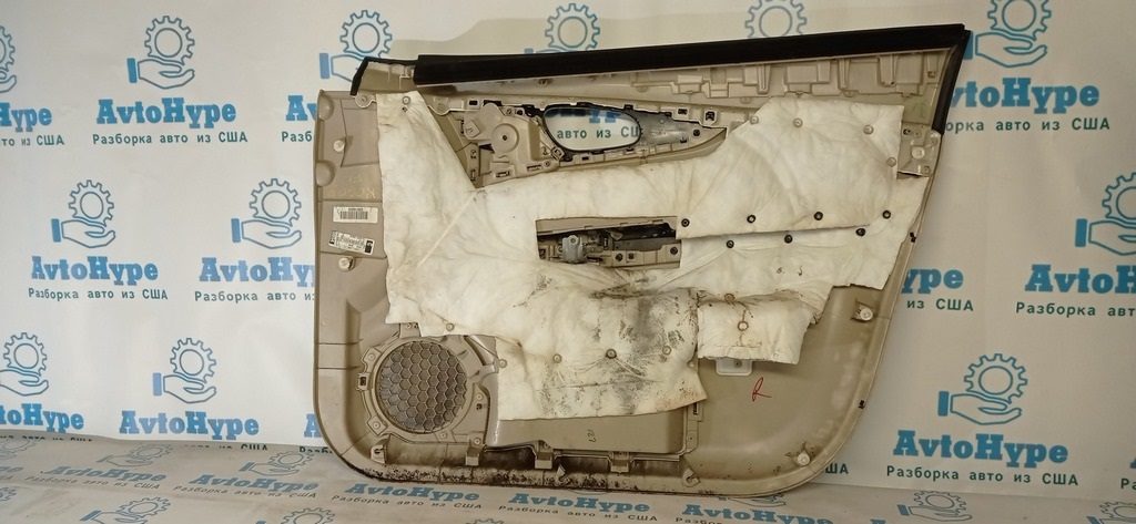 Обшивка двери (карточка) перед лев Nissan Rogue 14- беж — фото 2