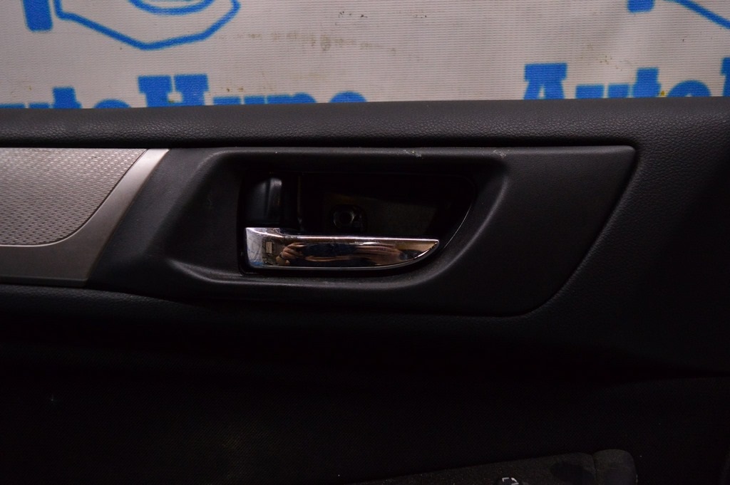 Обшивка двери (карточка) перед лев Subaru Outback 15-19 черн тряпка (03) — фото 2