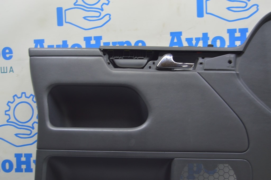 Обшивка двери (карточка) перед лев VW Multivan T5 09-15 черн — фото 2
