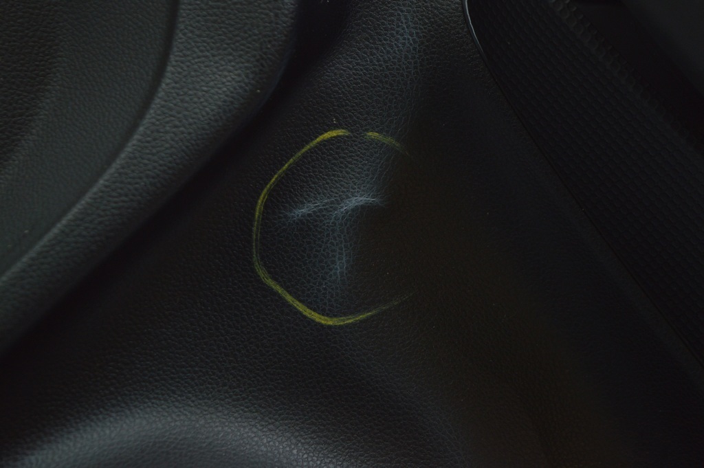 Обшивка двери (карточка) перед прав Subaru Forester 19- SK (01) деф. harman kardon — фото 3