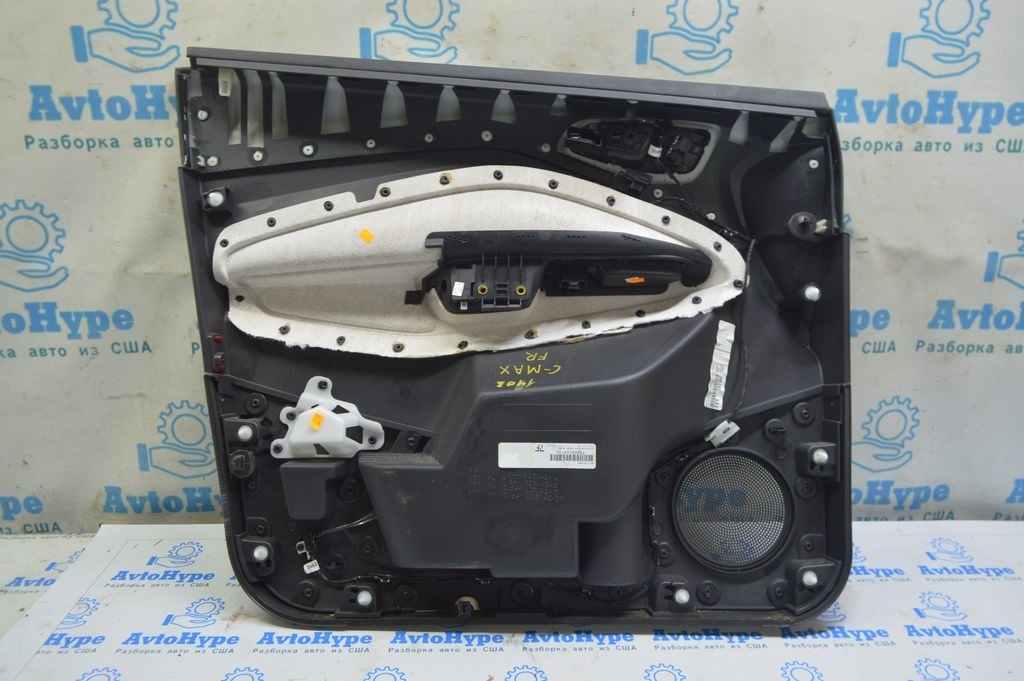 Обшивка двери карточка передняя правая Ford C-max MK2 13-18 черн — фото 3