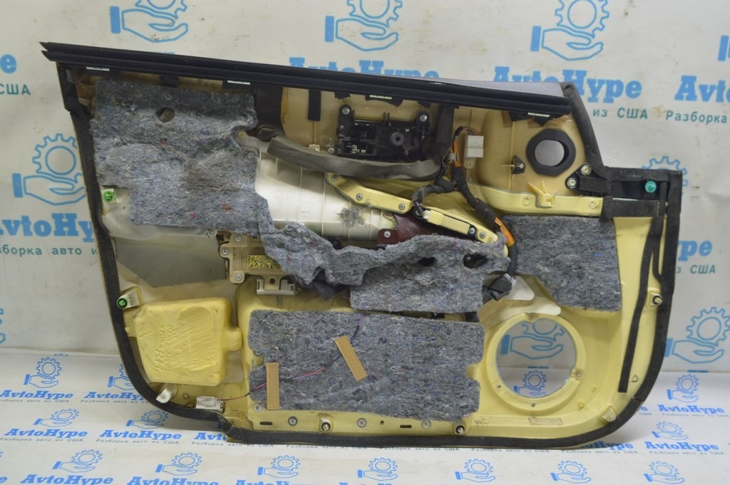 Обшивка двери карточка передняя правая Lexus GS300 GS350 GS430 GS450h 06-07 беж, под память — фото 3
