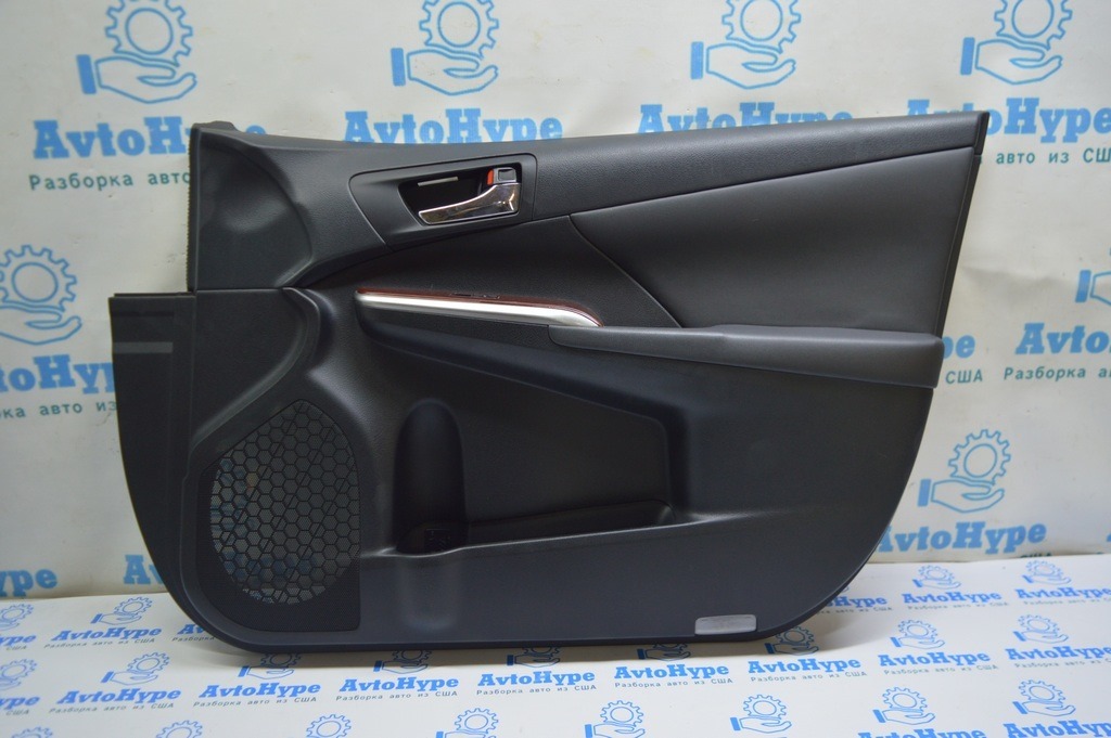 Обшивка двери карточка передняя правая Toyota Camry v50 12-14 usa черн