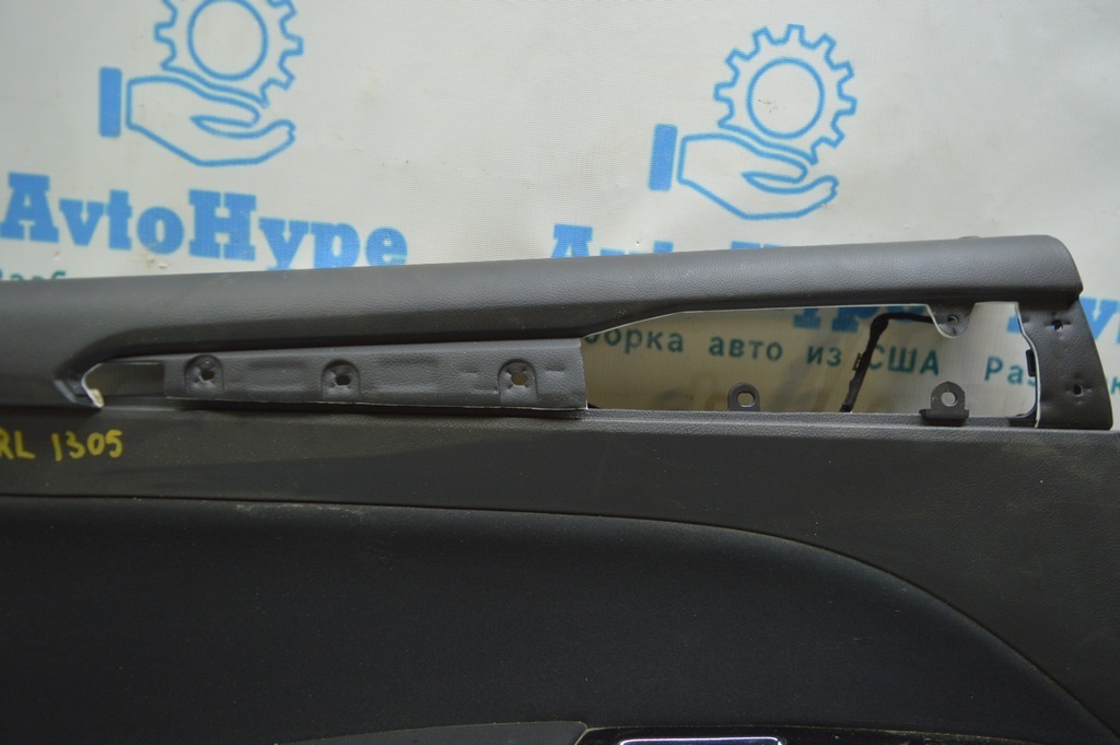 Обшивка двери (карточка) зад лев Ford Fusion mk5 13- черн — фото 4