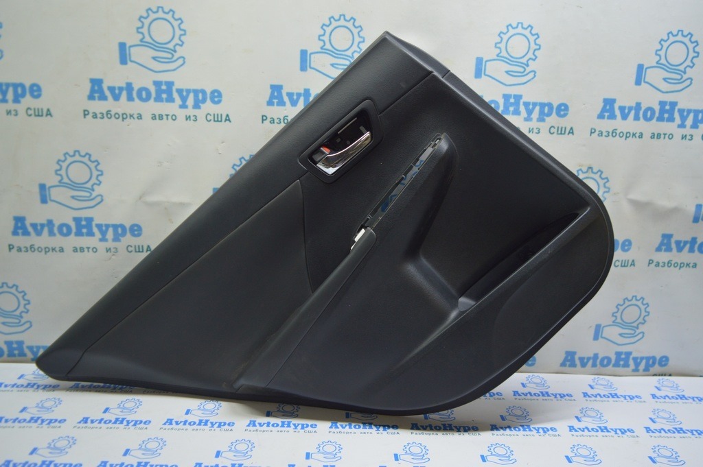 Обшивка двери (карточка) зад лев Toyota Camry v50 12-14 usa\euro черн