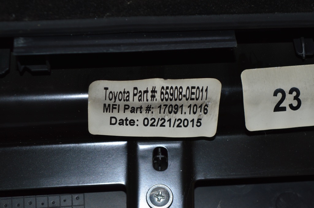Обшивка двери (карточка) зад лев Toyota Highlander 14- серая (03) на зч — фото 4