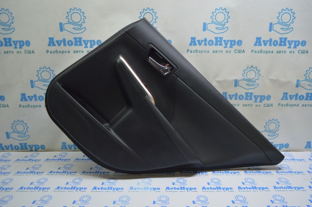 Обшивка двери (карточка) зад прав Toyota Camry v50 12-14 usa\euro черн