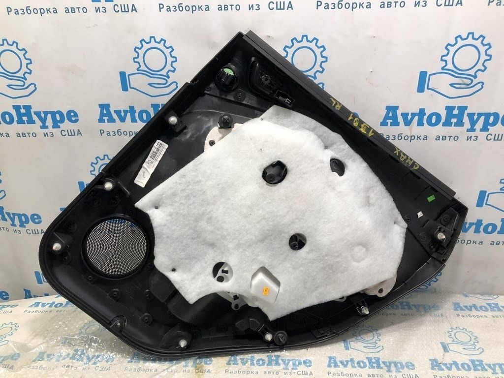 Обшивка двери карточка задняя левая Ford C-max MK2 13-18 черная — фото 2