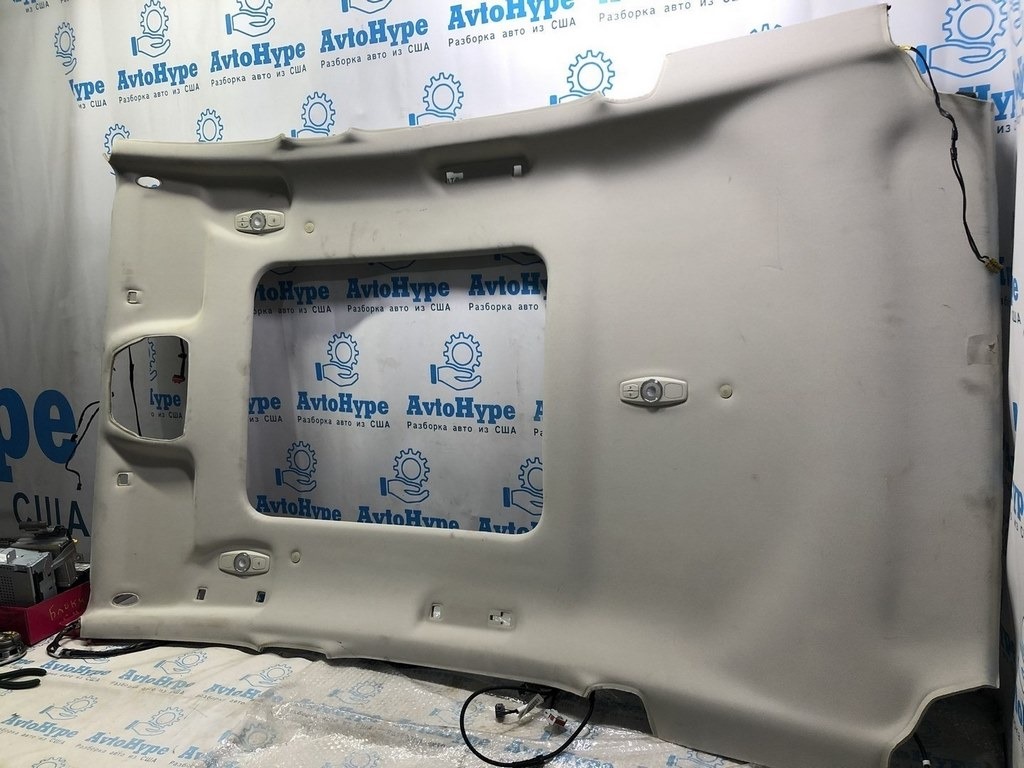 Обшивка потолка Ford C-max MK2 13- панорама серый (01)