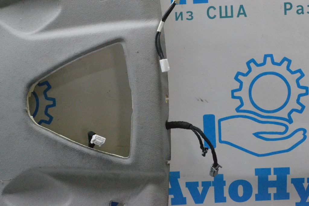 Обшивка потолка Toyota C-HR 18-23 без люка, серая (01) дефект спереди слева — фото 4